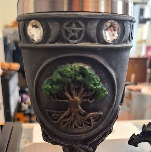 A pair of tree of life gobblets